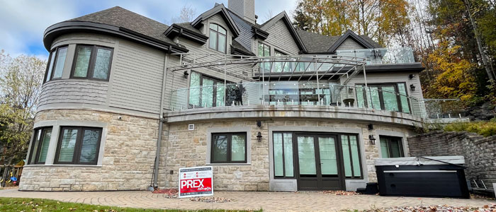 Peinture revêtement extérieur résidence de prestige | PREX INC.