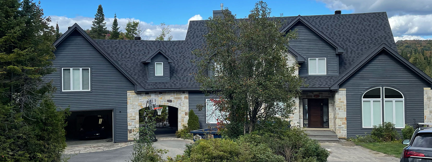 exterior house painting of cottage | PREX INC.