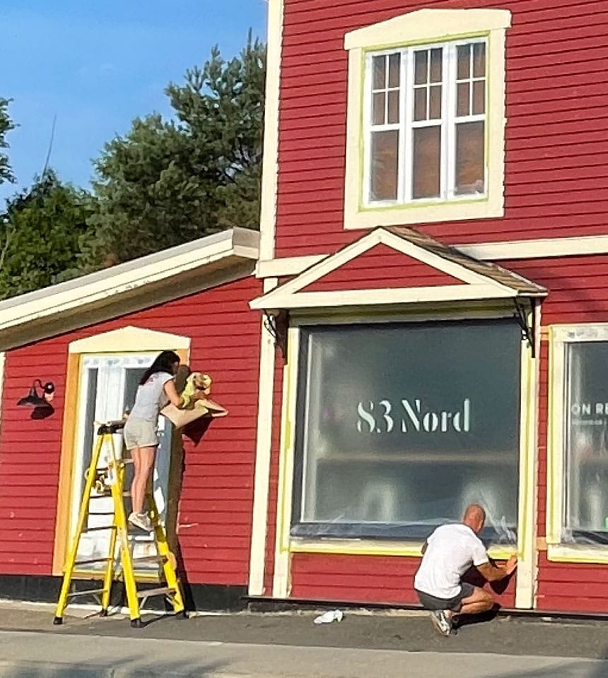 exterior painting masking before paint | PREX INC.