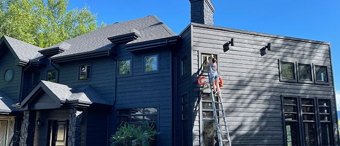 exterior house painting and masking | PREX INC.